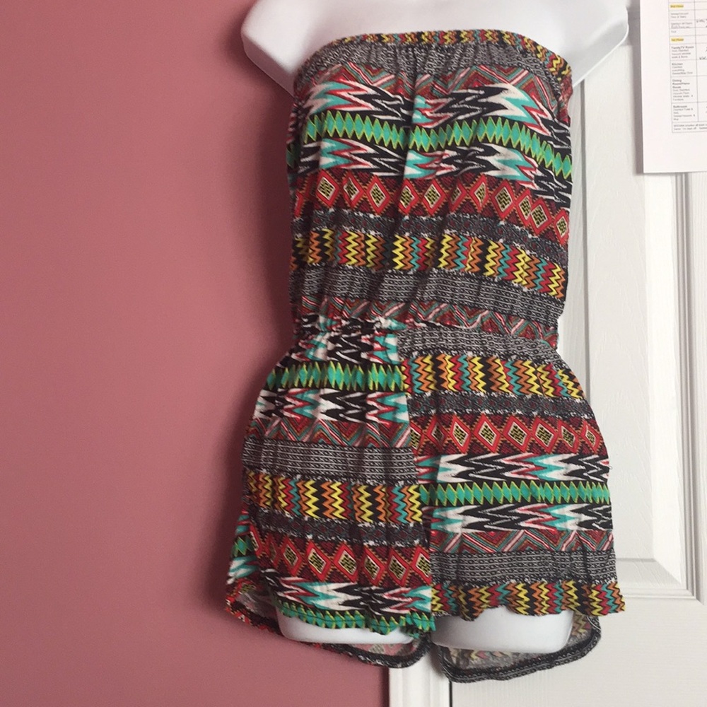 A colorful romper